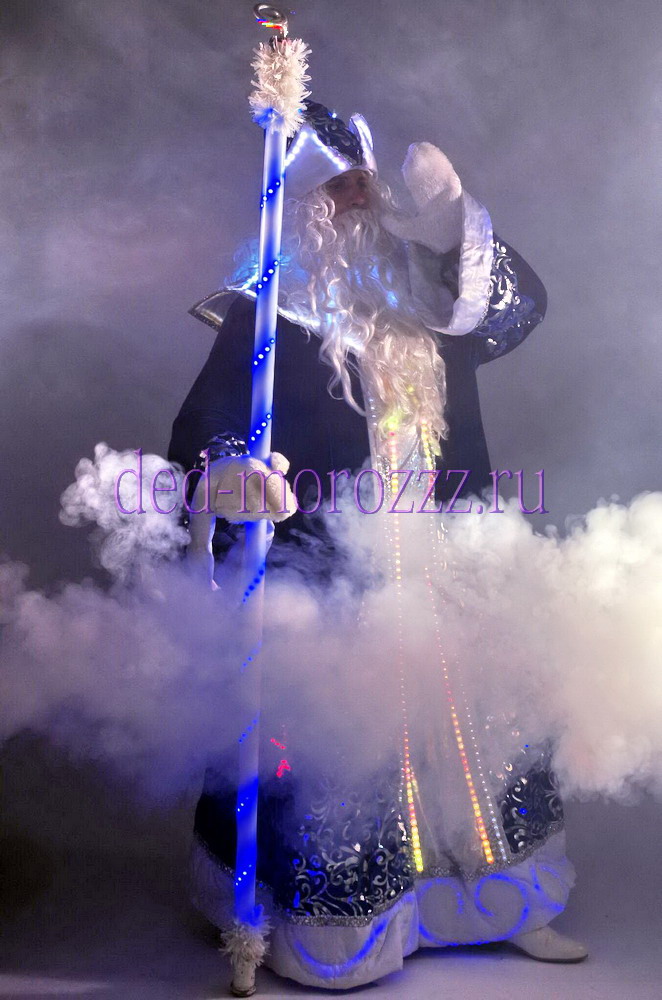 Дед Мороз и Снегурочка с диодным шоу