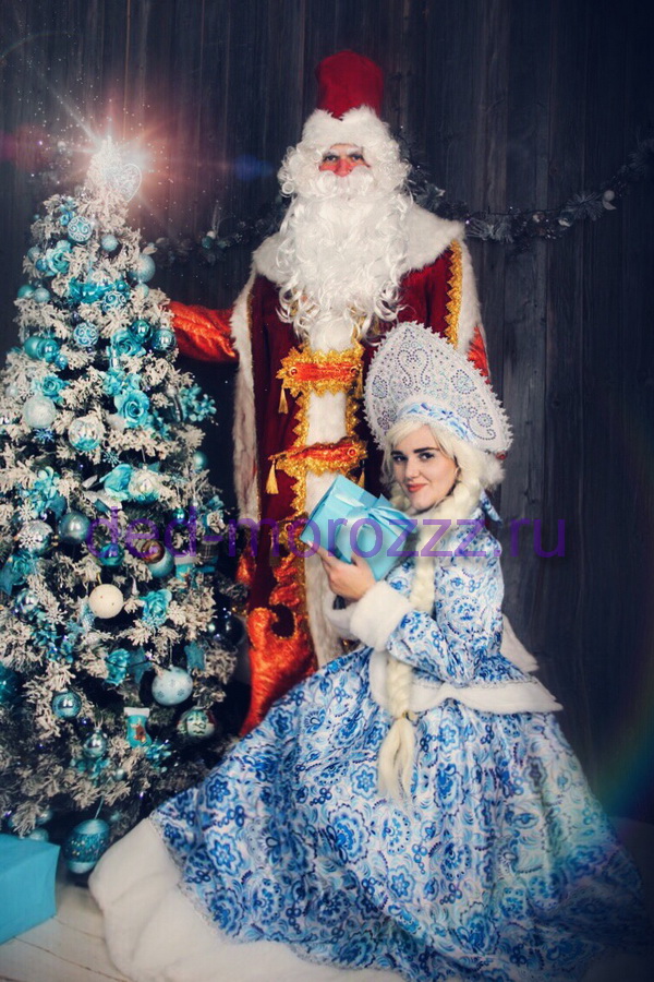 Дед Мороз и Снегурочка с Шоу мыльных пузырей