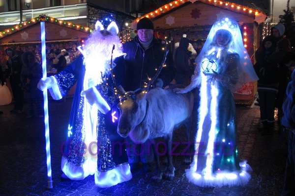 фотографии Деда Мороза и Снегурочки