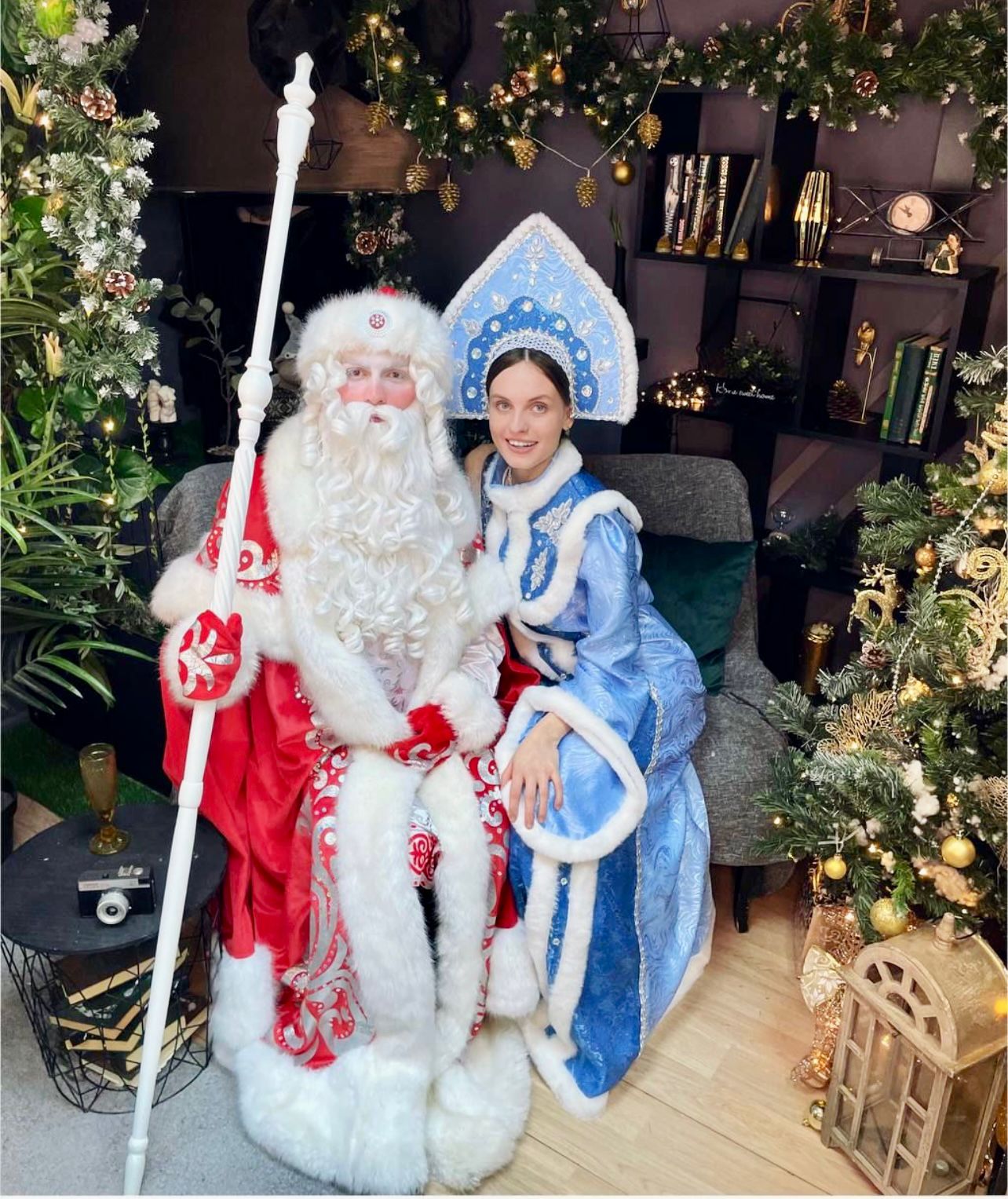 фотографии Деда Мороза и Снегурочки