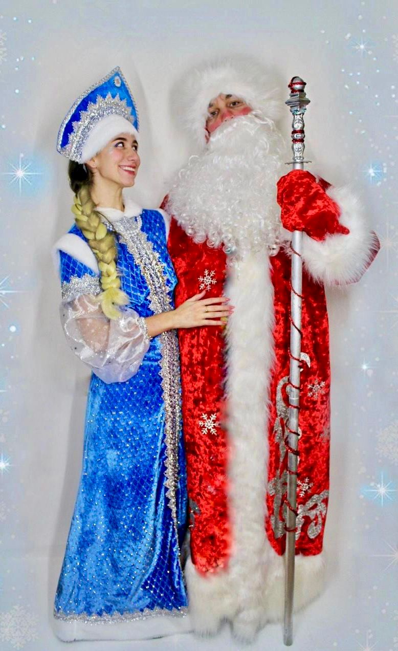 фотографии Деда Мороза и Снегурочки