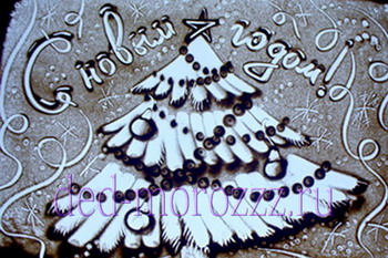 Песочная новогодняя сказка