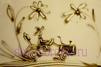 Песочная новогодняя сказка