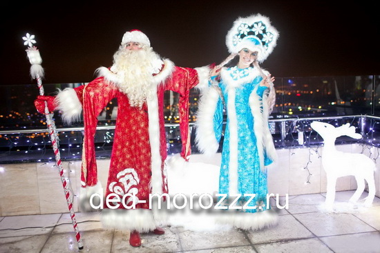 Диодное шоу от Деда Мороза и Снегурочки