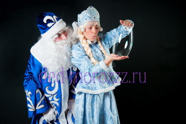 Дед Мороз и Снегурочка с Шоу мыльных пузырей