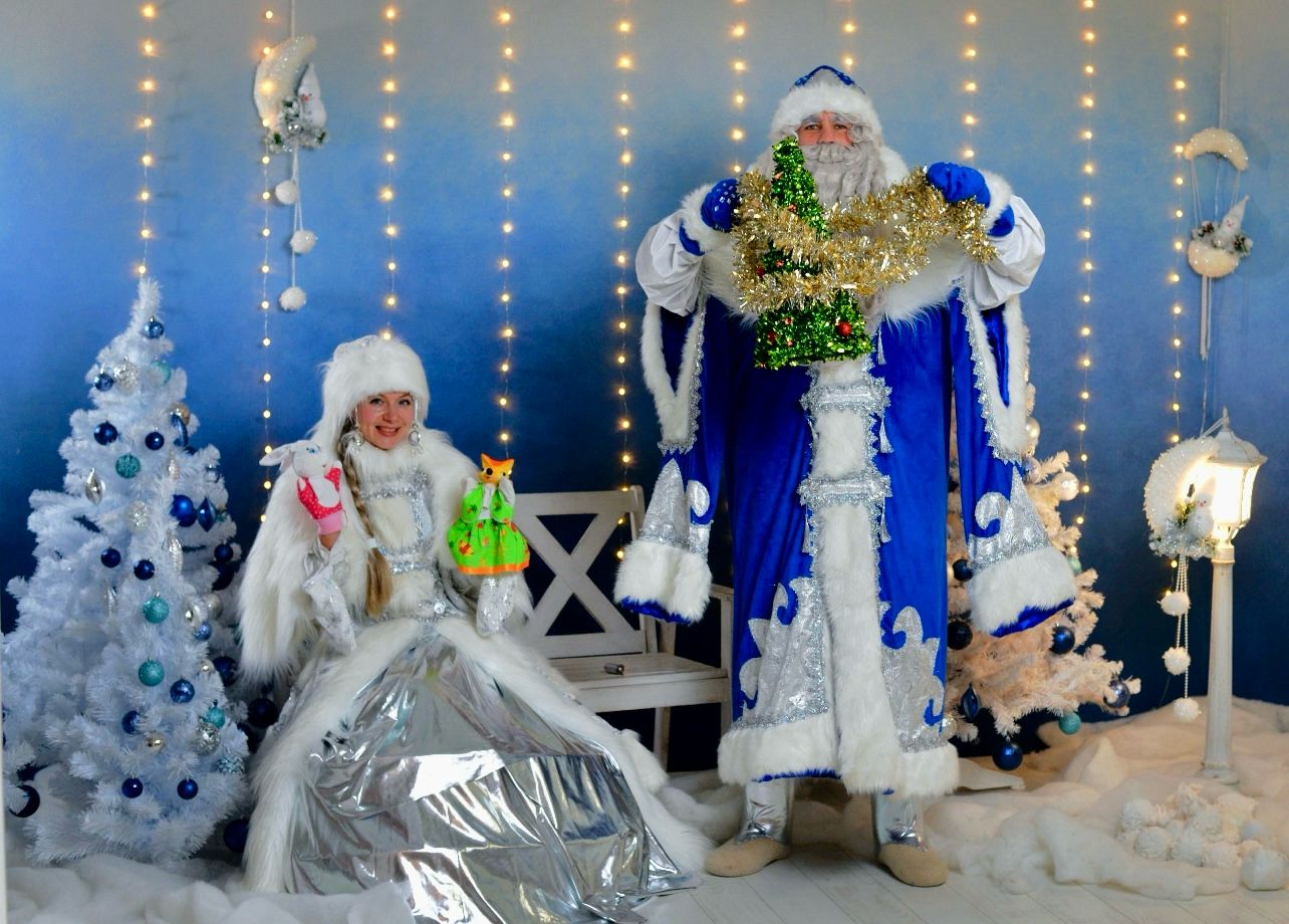 VIP Дед Мороз и Снегурочка: Кристина и Роман с фокусами
