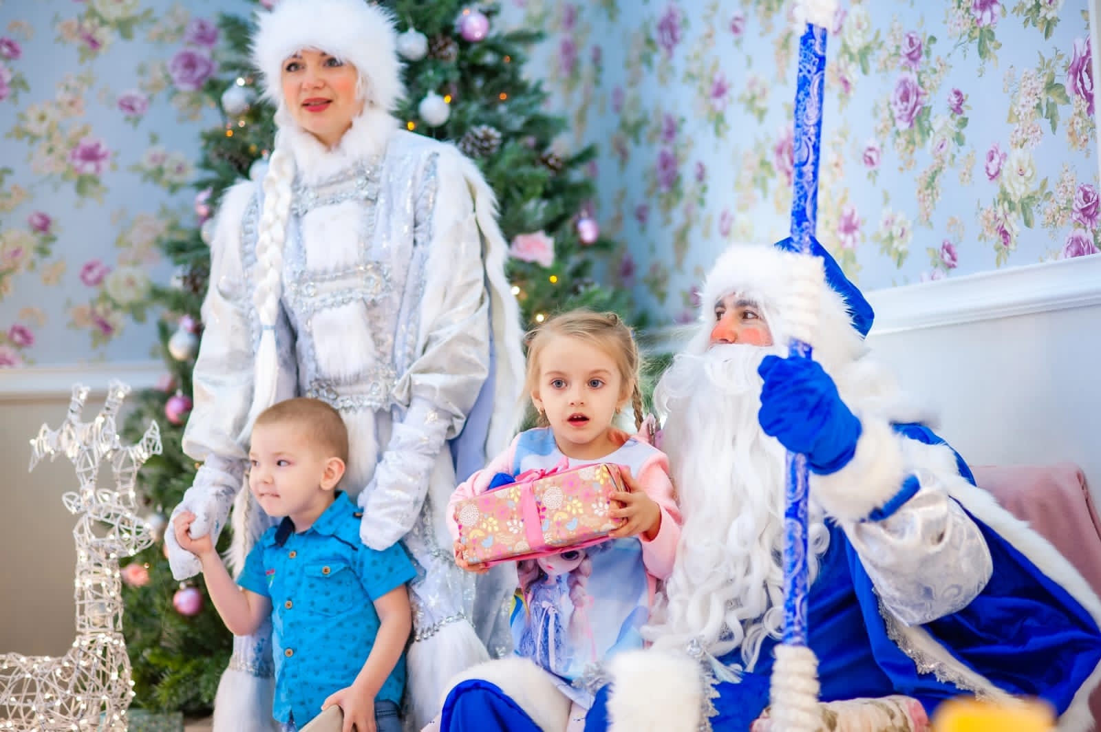 VIP Дед Мороз и Снегурочка: Роман и Кристина