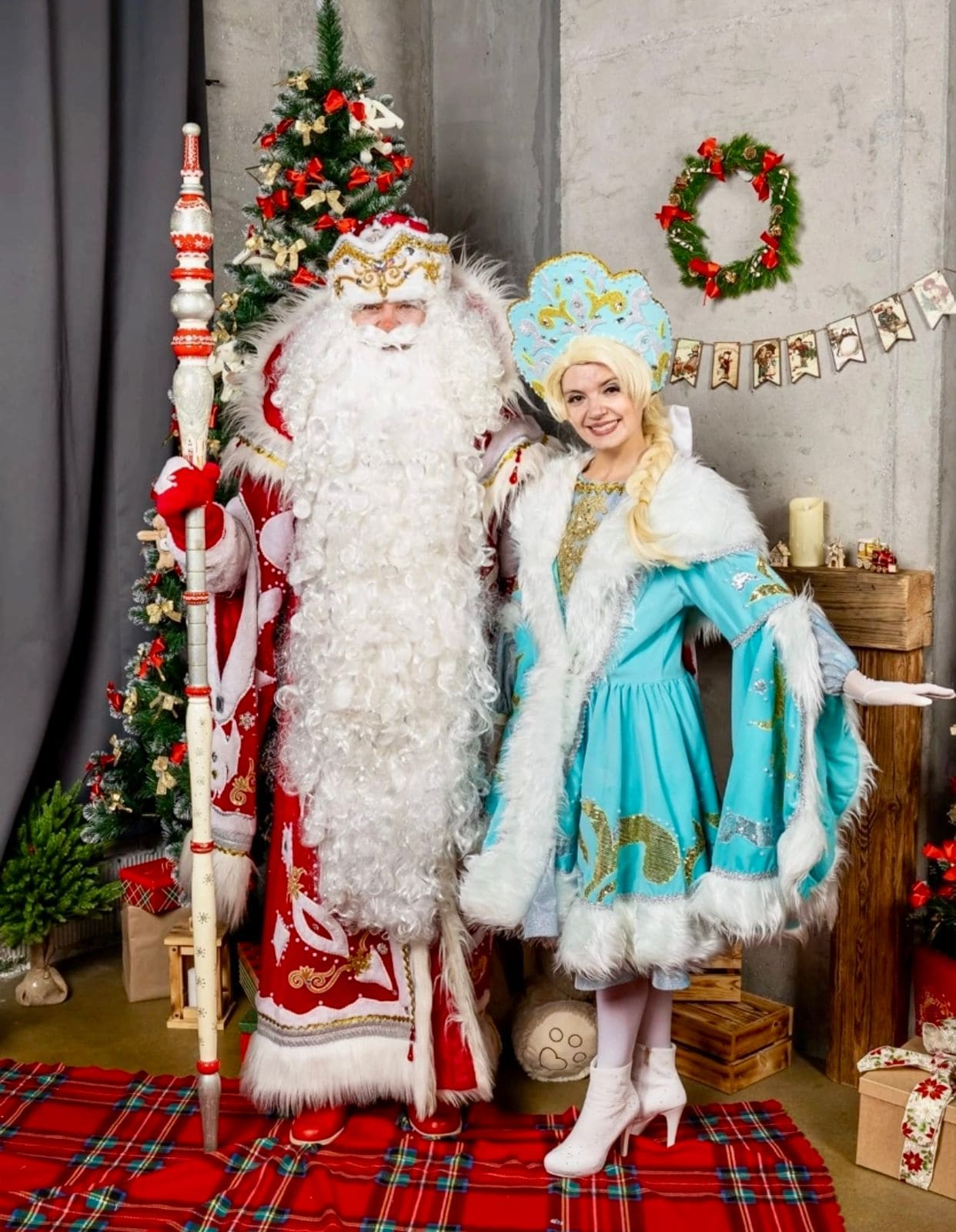 VIP Дед Мороз и Снегурочка: Сергей и Анастасия